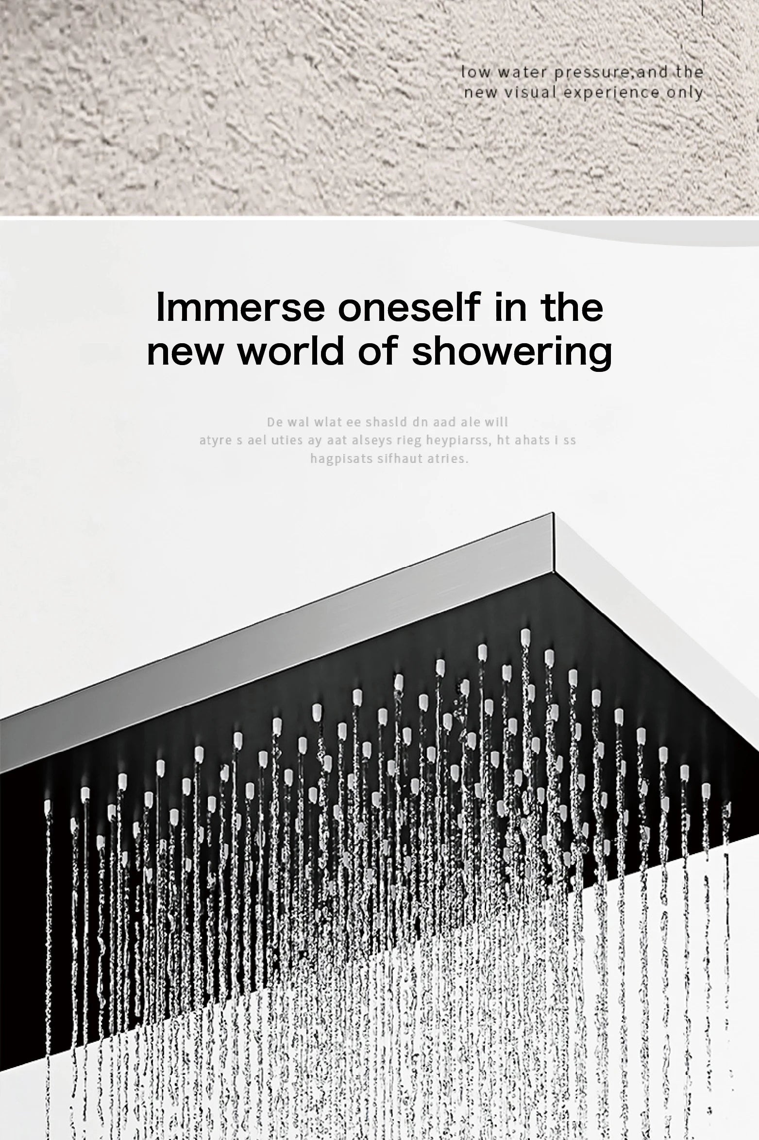 Luxury black MC THE BLACK DIAMOND shower system with wall-mounted design, LED digital display, and dual hot and cold control for bathroom baths