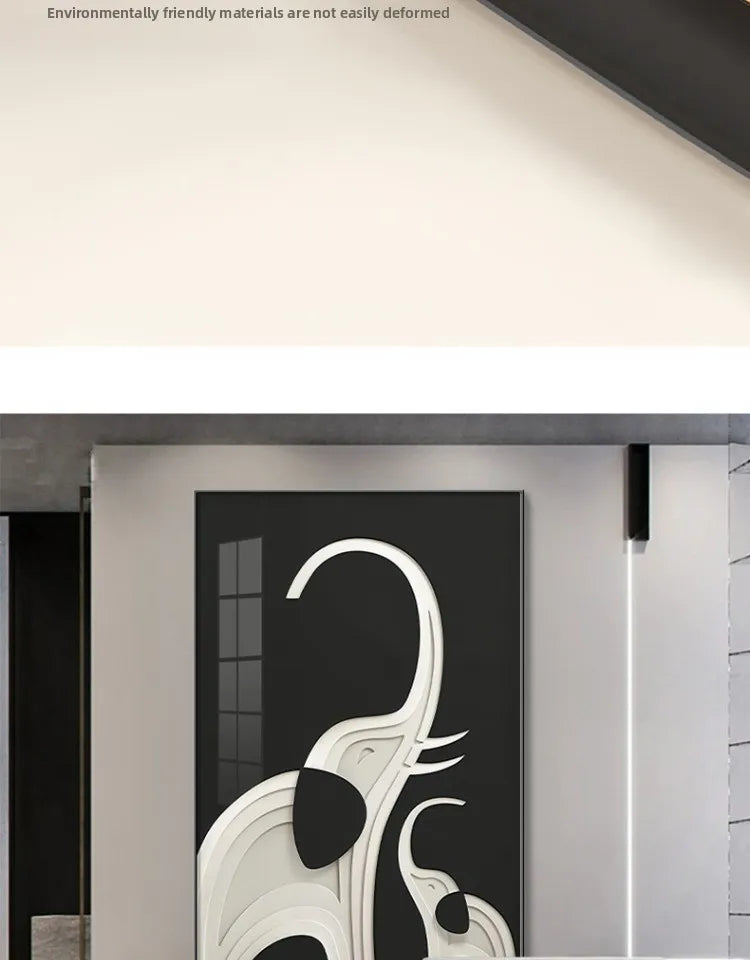 Abstract art poster wall decor by MC THE BLACK DIAMOND featuring vibrant, modern geometric shapes for home decoration.