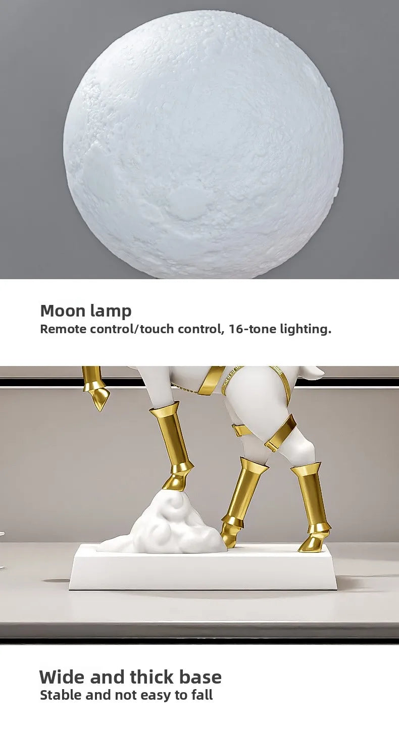 Nordic Luxury Decor Lucky Deer sculpture by 𝕄𝕔 𝕋𝕙𝕖 𝔹𝕝𝕒𝕔𝕜 𝔻𝕚𝕒𝕞𝕠𝕟