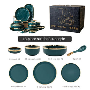 Ensemble de 18 pièces