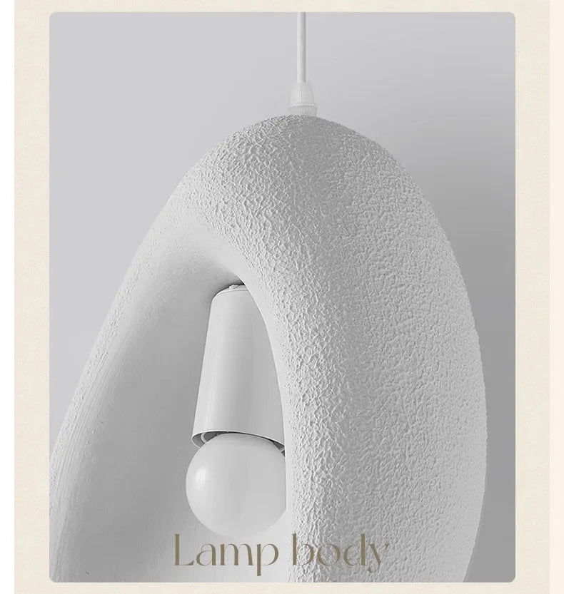 Nordic Villa Stairs Wabi Sabi E27 LED Pendant Light by MC THE BLACK DIAMOND, featuring a minimalist wooden design with warm glow.