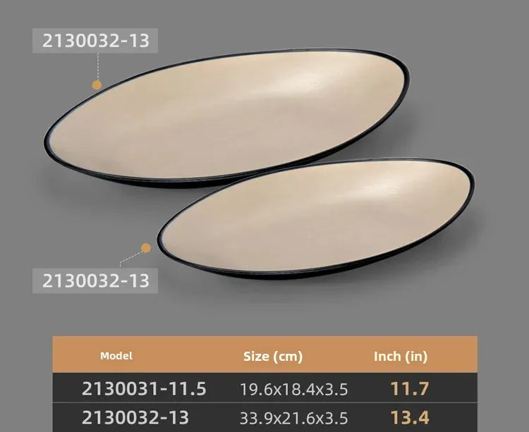 Rectangular Japanese-style melamine dinner plate from 𝕄𝕔 𝕋𝕙𝕖 𝔹𝕝𝕒𝕔𝕜 𝔻𝕚𝕒𝕞𝕠�