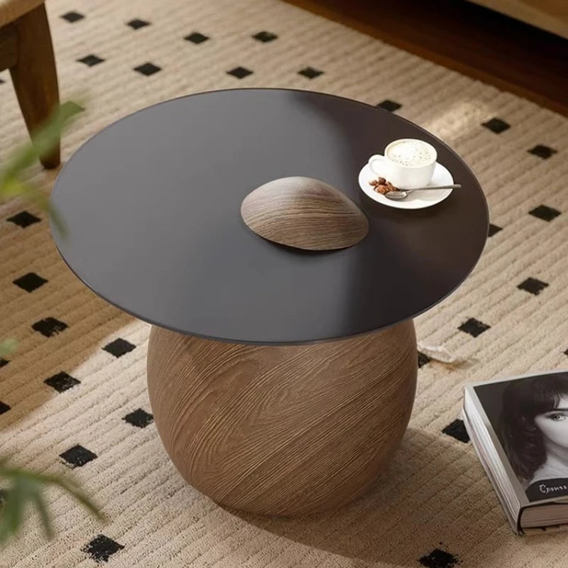 Imitation stone Wabi Sabi style coffee table by 𝕄𝕮 𝕋𝕙𝕖 𝔹𝕝𝕒𝕔𝕜 𝔻𝕚𝕒𝕞𝕠