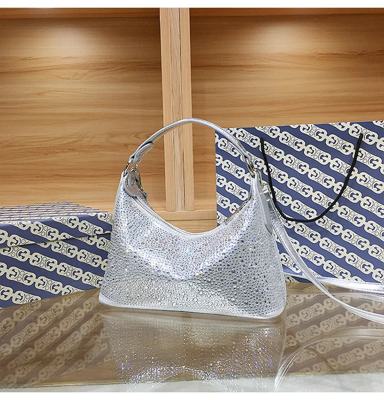 Women’s shiny evening handbag by 𝕄𝕔 𝕋𝕙𝕖 𝔹𝕝𝕒𝕔𝕜 𝔻𝕚𝕒𝕞𝕠𝕟�