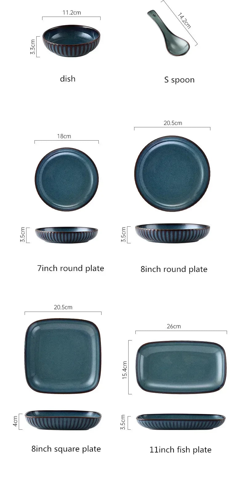 Blue kiln glaze ceramic plate from 𝕄𝕔 𝕋𝕙𝕖 𝔹𝕝𝕒𝕔𝕜 𝔻𝕚𝕒𝕞𝕠𝕟�