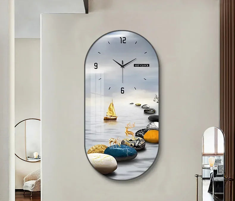 Nordic luxury wall clock by 𝕄𝕔 𝕋𝕙𝕖 𝔹𝕝𝕒𝕔𝕜 𝔻𝕚𝕒𝕞𝕠𝕟�