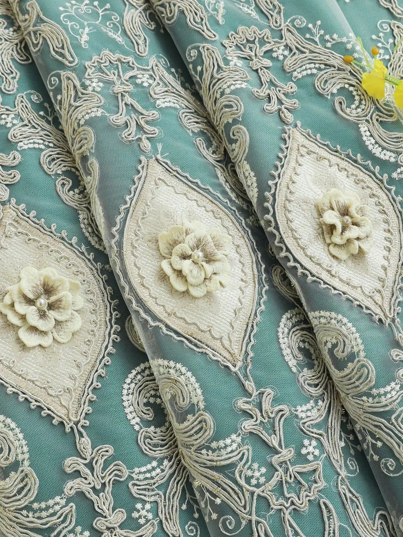 Luxury MC THE BLACK DIAMOND curtains featuring elegant fabric and stylish design, perfect for sophisticated home decor.