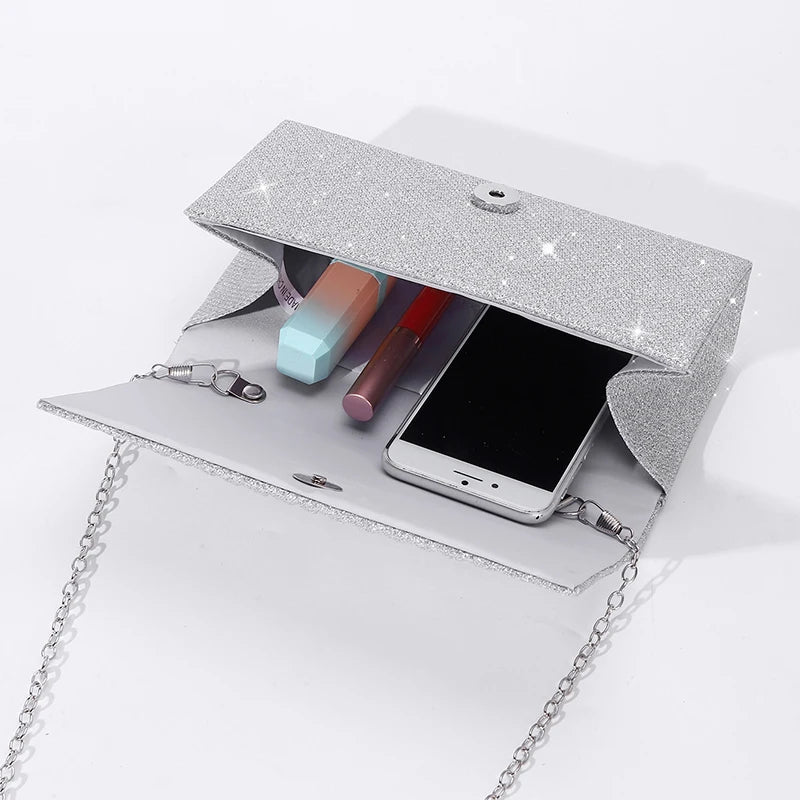 Women's black evening shoulder clutch bag by 𝕄𝕔 𝕋𝕙𝕖 𝔹𝕝𝕒𝕔𝕜 𝔻𝕚𝕒𝕞𝕠𝕟�