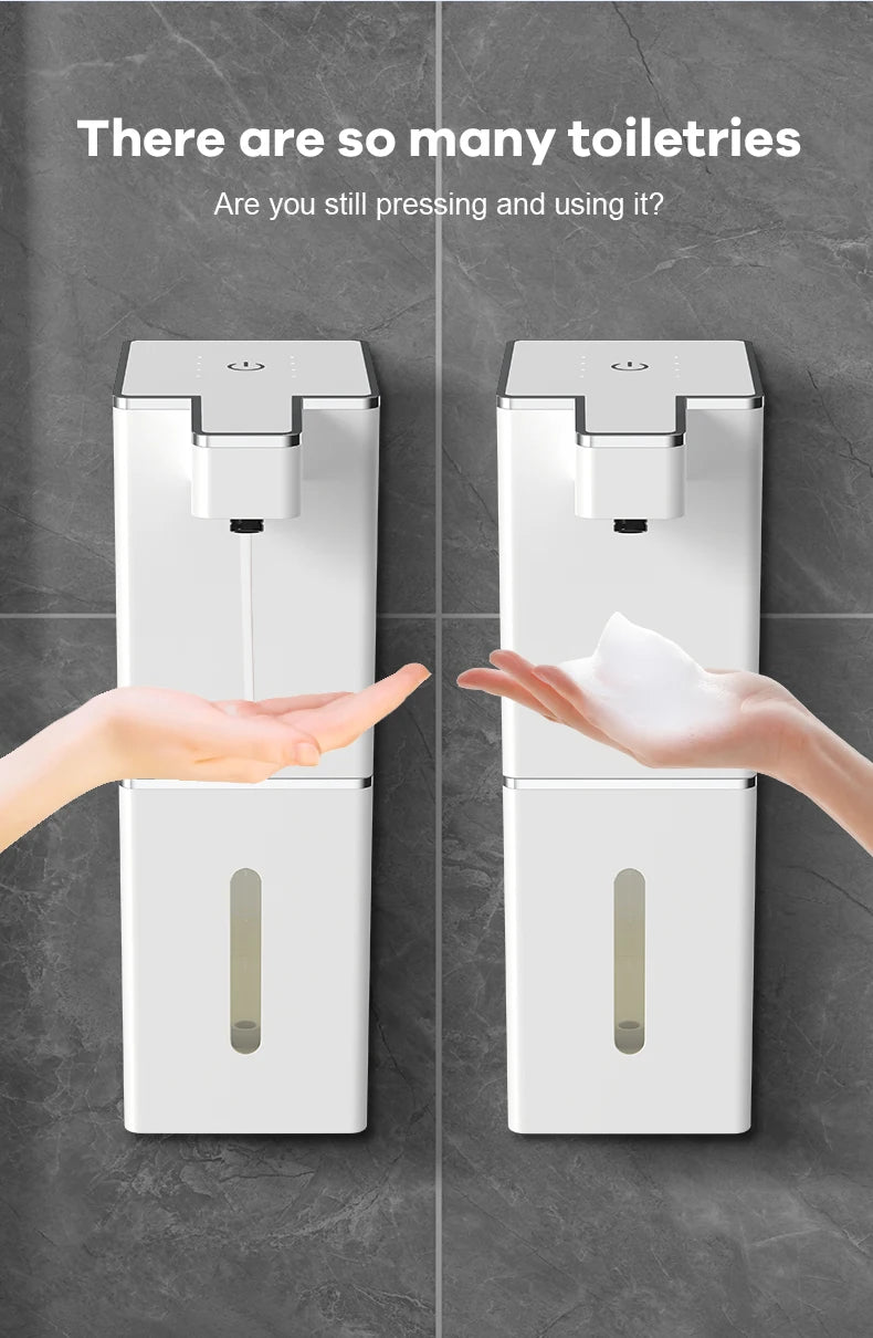 MC THE BLACK DIAMOND wall-mounted touchless automatic soap dispenser for kitchen and bathroom hand cleaning.