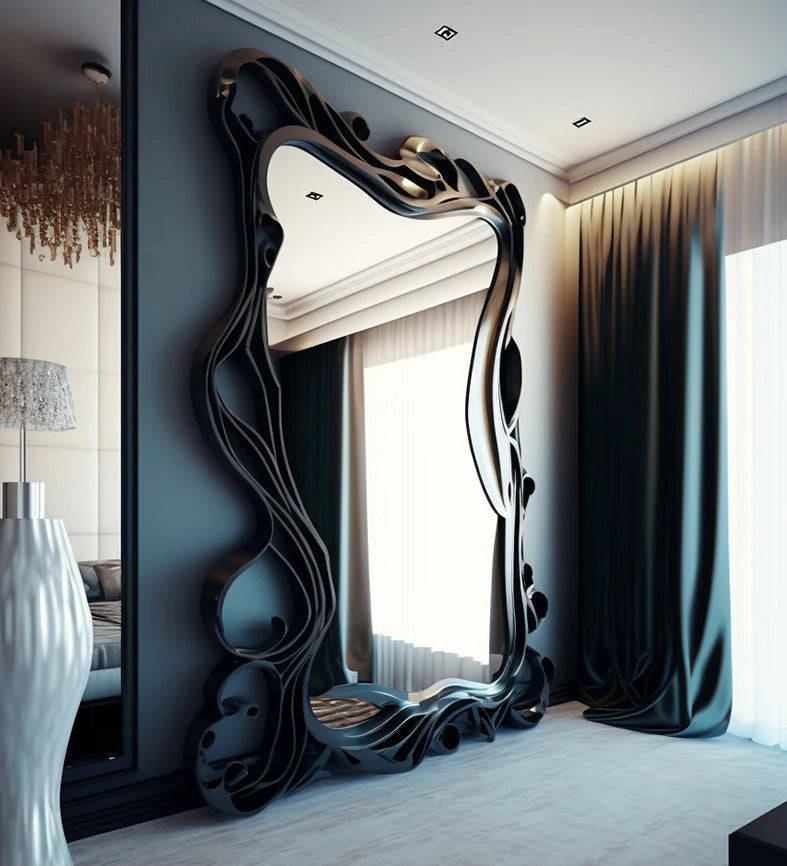 Luxury standing full-length mirror by 𝕄𝕔 𝕋𝕙𝕖 𝔹𝕝𝕒𝕔𝕜 𝔻𝕚𝕒𝕞𝕠𝕟�