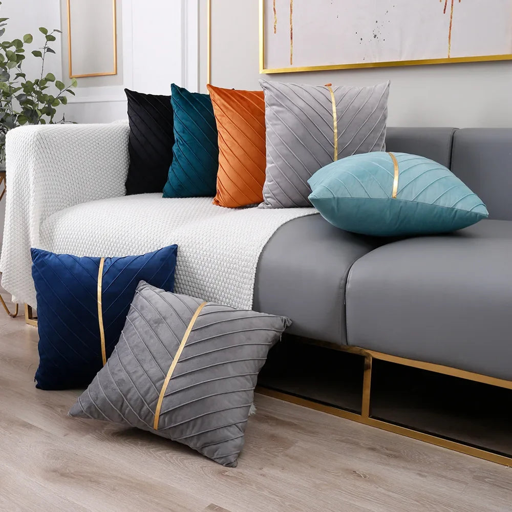 Luxury modern pillow covers 2-pack by 𝕄𝕔 𝕋𝕙𝕖 𝔹𝕝𝕒𝕔𝕜 𝔻𝕚𝕒𝕞𝕠𝕟