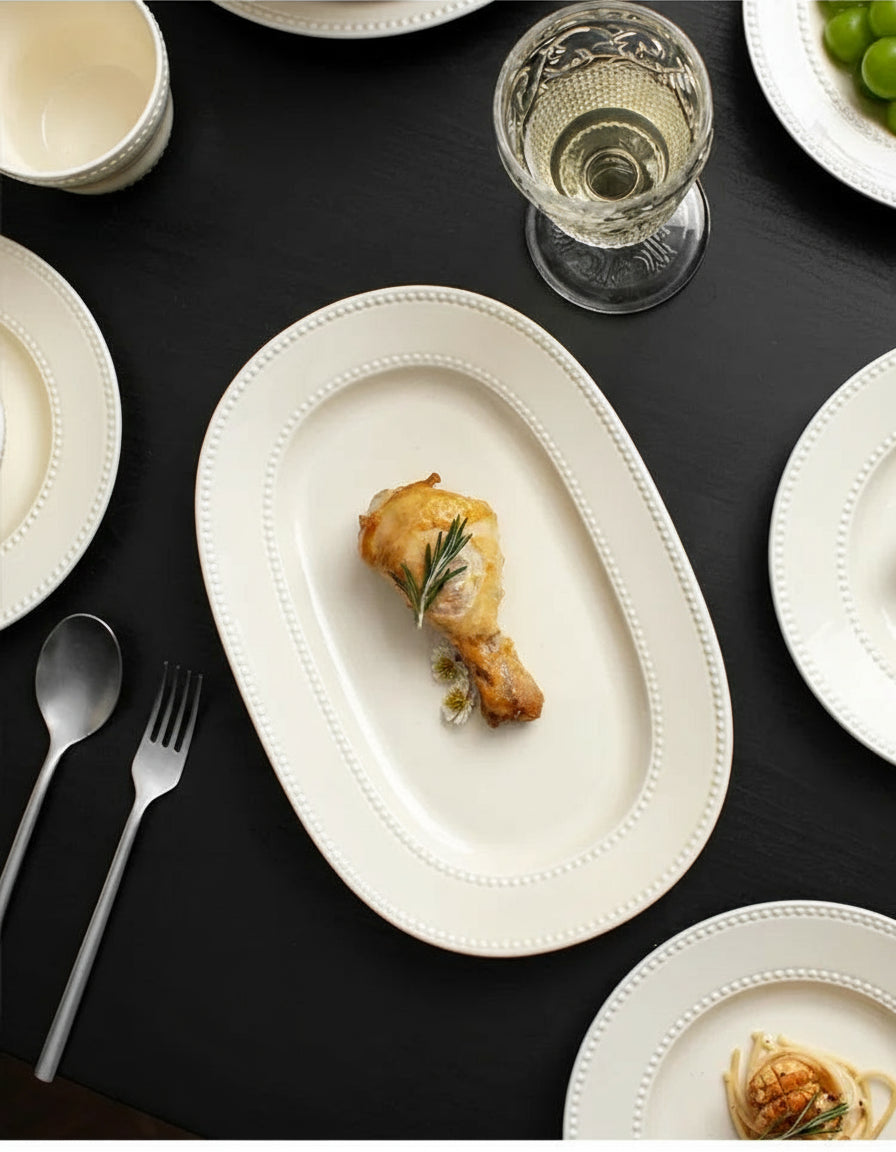 Modern minimalist ceramic round dinner plate from 𝕄𝕔 𝕋𝕙𝕖 𝔹𝕝𝕒𝕔𝕜 𝔻𝕚𝕒𝕞𝕠𝕟�