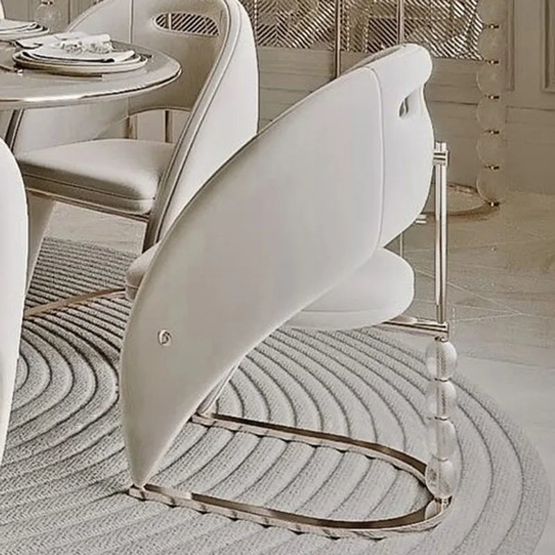 Nordic modern soft dining chair by 𝕄𝕔 𝕋𝕙𝕖 𝔹𝕝𝕒𝕔𝕜 𝔻𝕚𝕒𝕞𝕠𝕟�