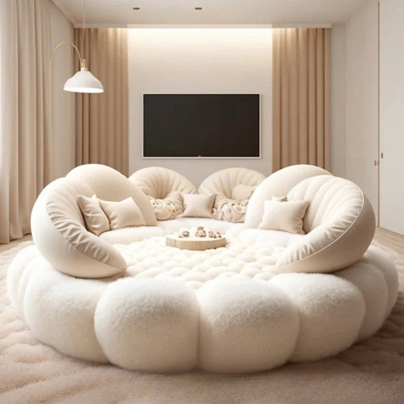 Modern round platform bed by 𝕄𝕔 𝕋𝕙𝕖 𝔹𝕝𝕒𝕔𝕜 𝔻𝕚𝕒𝕞𝕠𝕟𝕕
