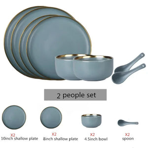 2 people set