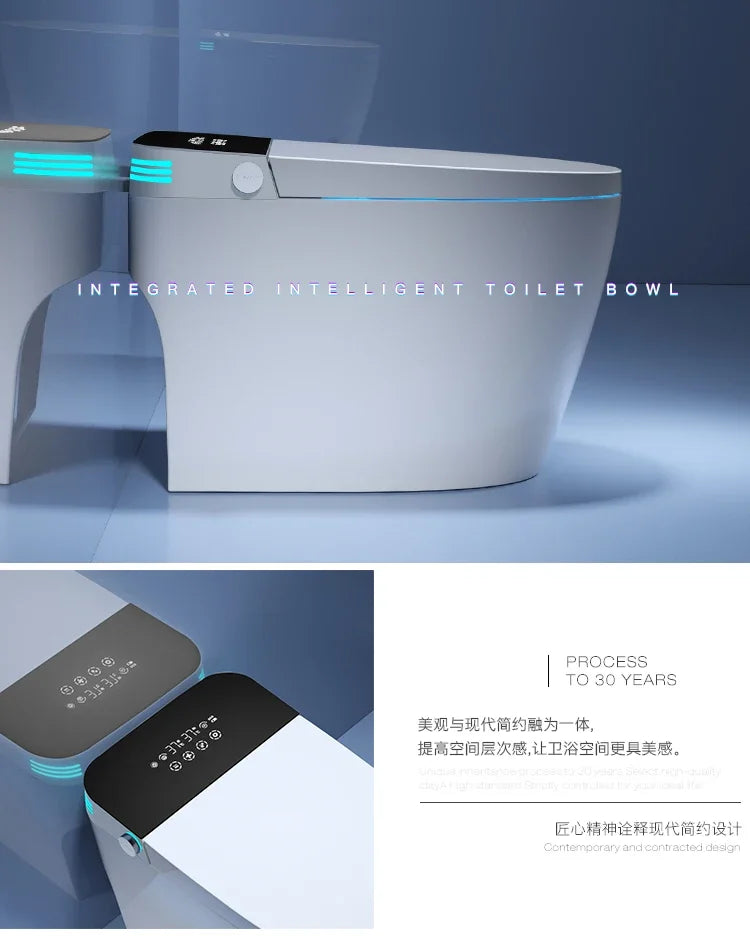 Fully automatic voice-integrated ZQSmart bath toilet by 𝕄𝕔 𝕋𝕙𝕖 𝔹𝕝𝕒𝕔𝕜 𝔻𝕚𝕒𝕞𝕠