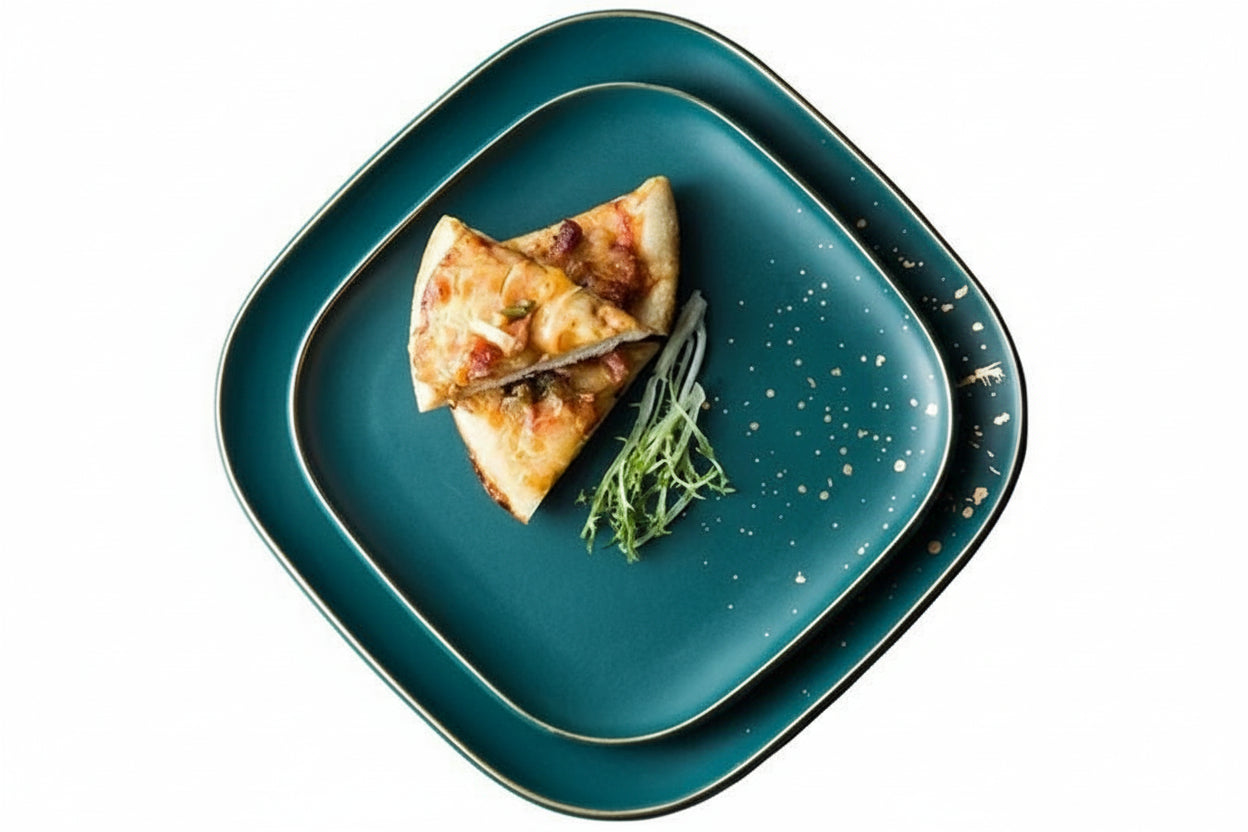 Ceramic Western plate and plate set by 𝕄𝕮 𝕋𝕙𝕖 𝔹𝕝𝕒𝕔𝕜 𝔻𝕚𝕒𝕞𝕠𝕟
