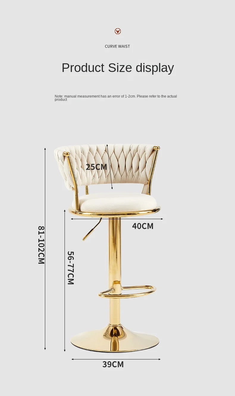 Adjustable velvet bar stool by 𝕄𝕔 𝕋𝕙𝕖 𝔹𝕝𝕒𝕔𝕜 𝔻𝕚𝕒𝕞𝕠𝕟�