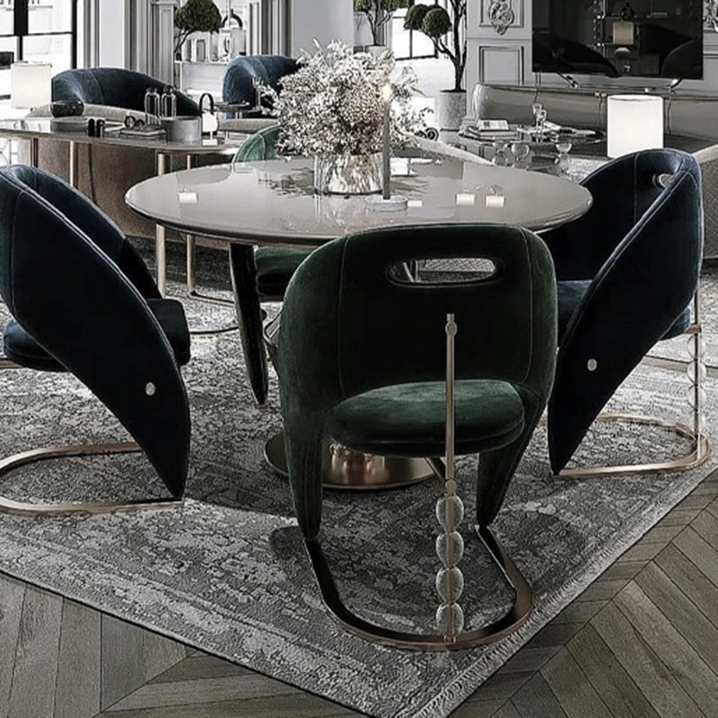 Nordic modern soft dining chair by 𝕄𝕔 𝕋𝕙𝕖 𝔹𝕝𝕒𝕔𝕜 𝔻𝕚𝕒𝕞𝕠𝕟�