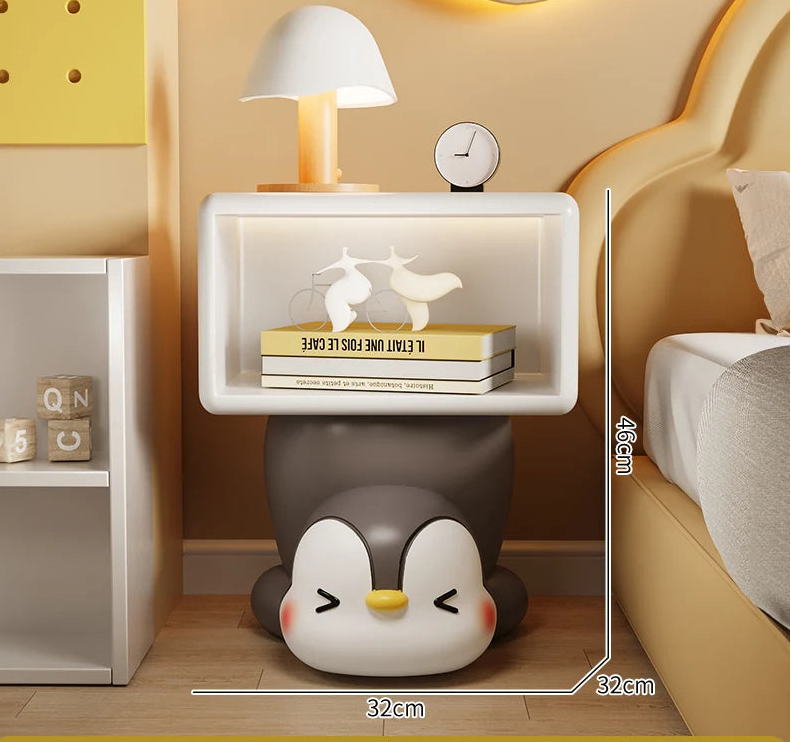 Children's bedroom nightstand table by MC THE BLACK DIAMOND, featuring a sleek design and practical storage.