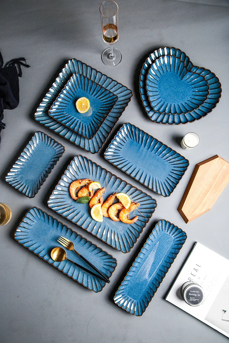 Retro ceramic dinner plate from 𝕄𝕮 𝕋𝕙𝕖 𝔹𝕝𝕒𝕔𝕜 𝔻𝕚𝕒𝕞𝕠𝕟𝕕