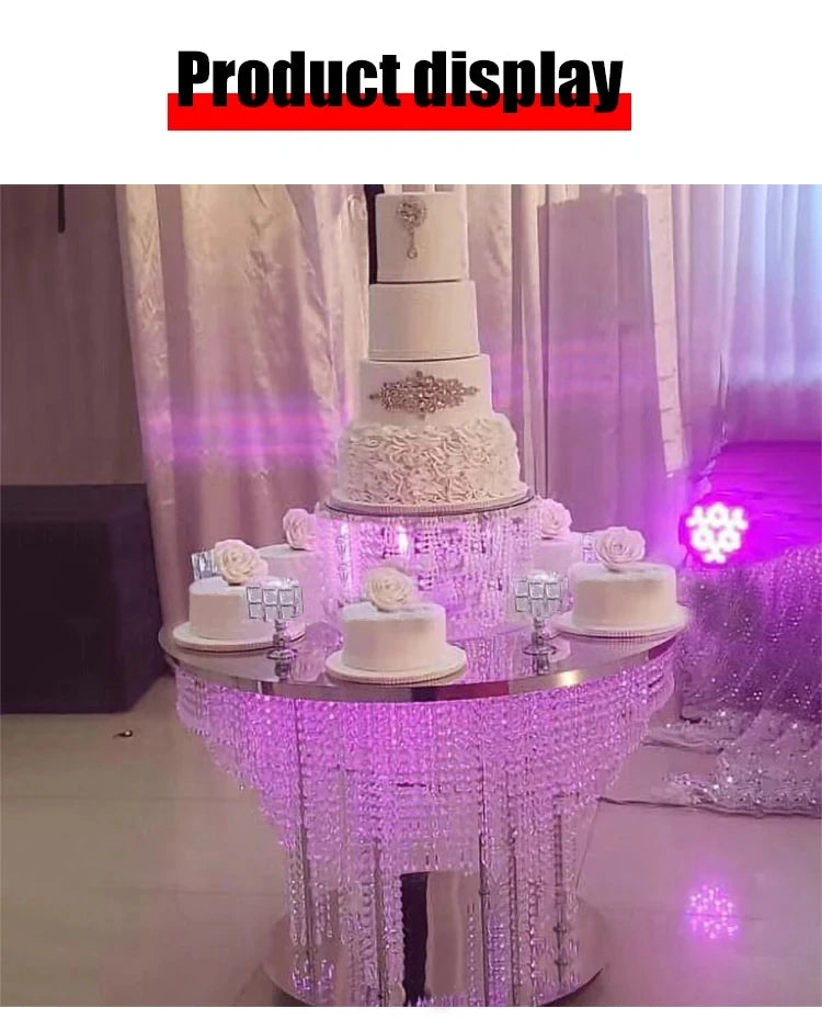 Crystal bead curtain cake table decoration by 𝕄𝕔 𝕋𝕙𝕖 𝔹𝕝𝕒𝕔𝕜 𝔻𝕚𝕒𝕞𝕠𝕟�