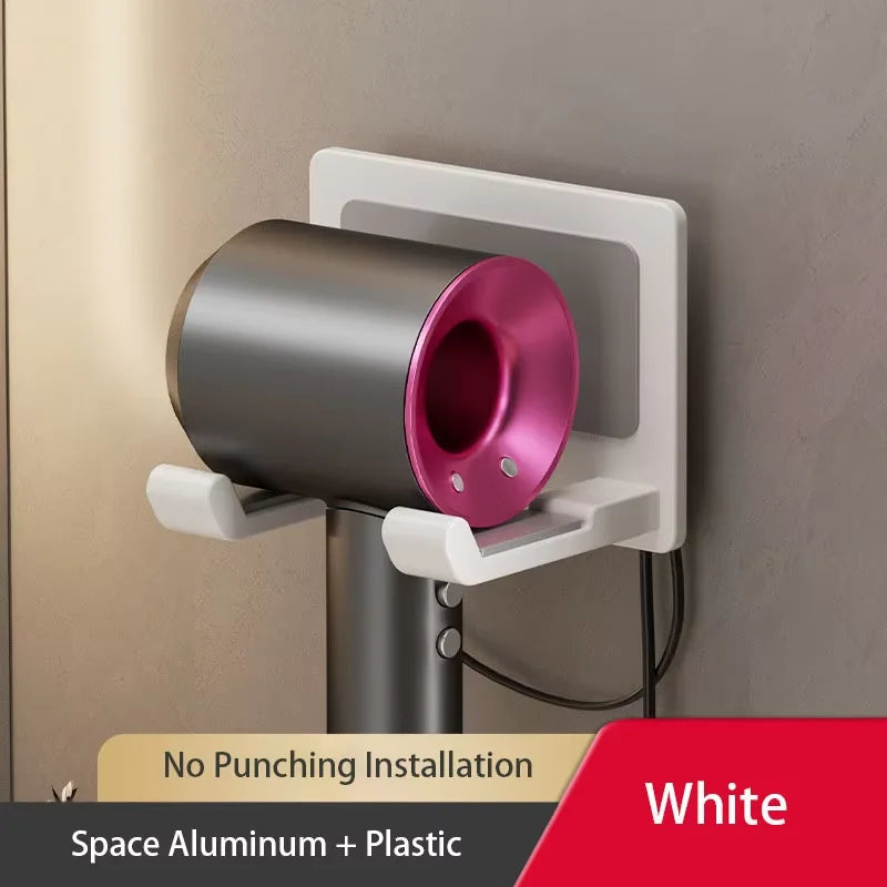 Bathroom hair dryer hanger and storage rack with suction cups by 𝕄𝕔 𝕋𝕙𝕖 𝔹𝕝𝕒𝕔𝕜 𝔻𝕚𝕒𝕞𝕠