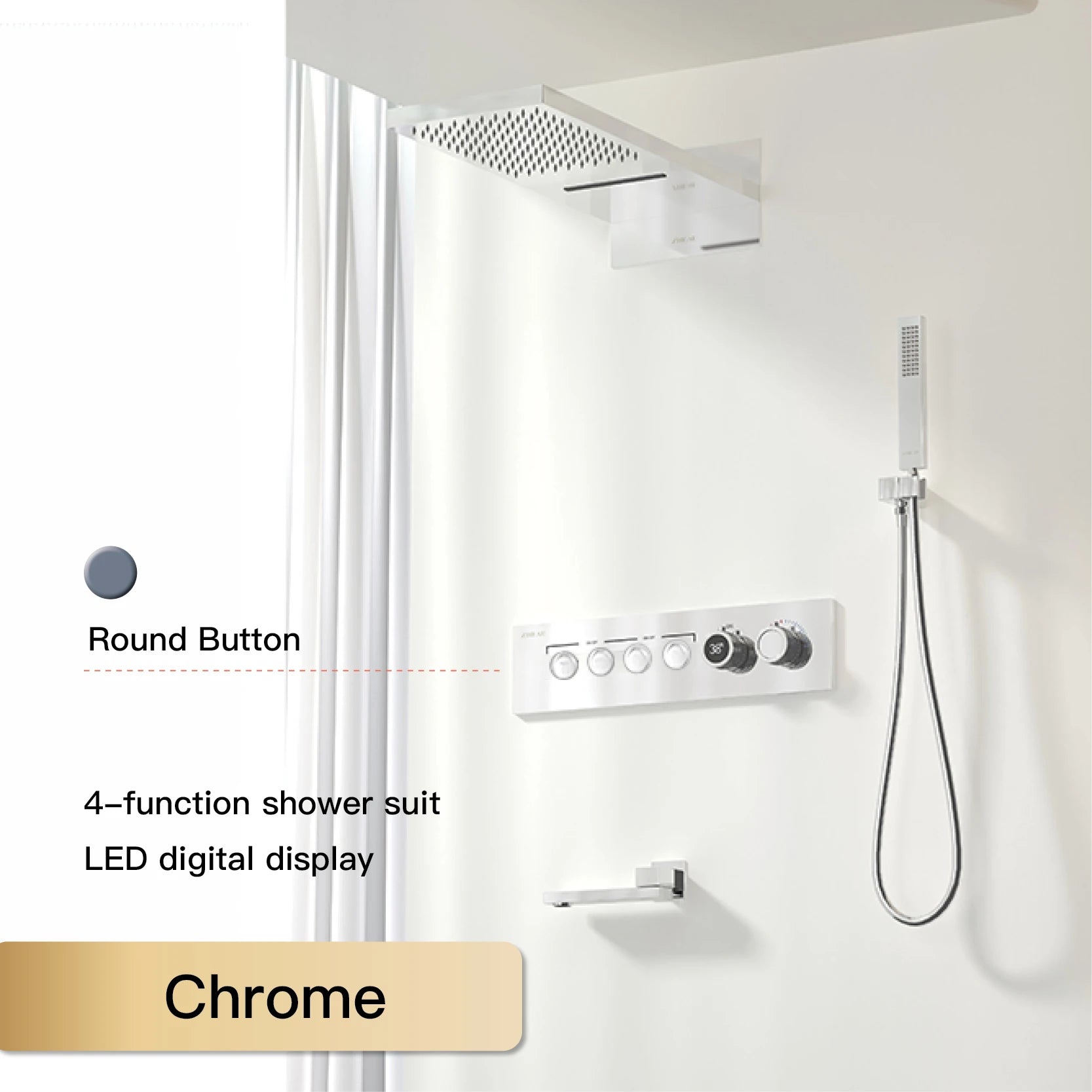 Luxury black brass shower system wall-mounted for bath, featuring modern design and sleek black finish by 𝕄𝕔 𝕋𝕙𝕖 𝔹𝕝𝕒𝕔𝕜 𝔻𝕚�