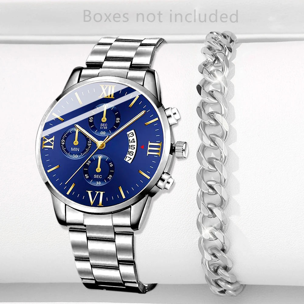 Men's luxury stainless steel fashion watch by 𝕄𝕮 𝕋𝕙𝕖 𝔹𝕝𝕒𝕔𝕜 𝔻𝕚𝕒𝕞𝕠𝕟