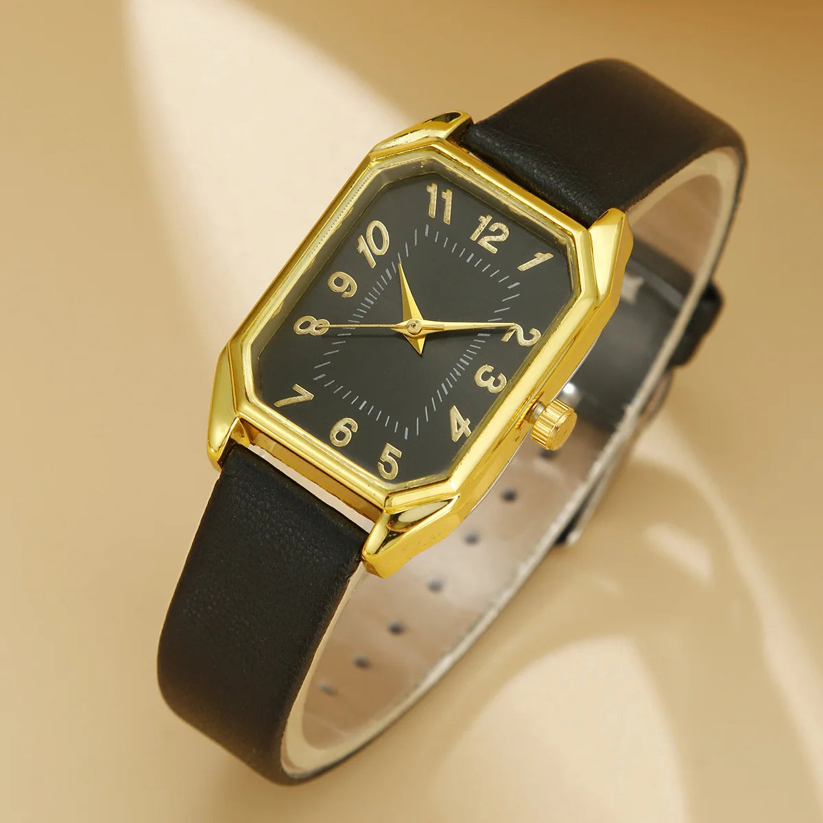 Luxury fashion square women's watch from 𝕸𝖔𝖍𝖆𝖒𝖒𝖆𝖉 ♛ Collection, featuring a sleek jewelry design with a square dial.