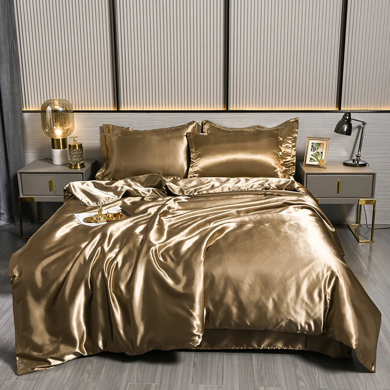 A/B double-sided color bedding set from 𝕄𝕔 𝕋𝕙𝕖 𝔹𝕝𝕒𝕔𝕜 𝔻𝕚𝕒𝕞𝕠𝕟