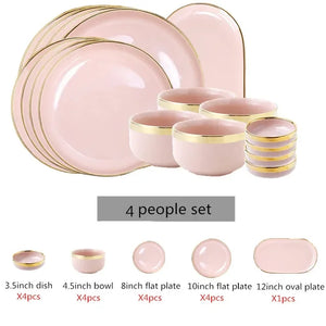 4 people set