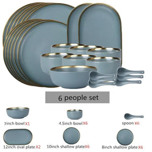 6 people set