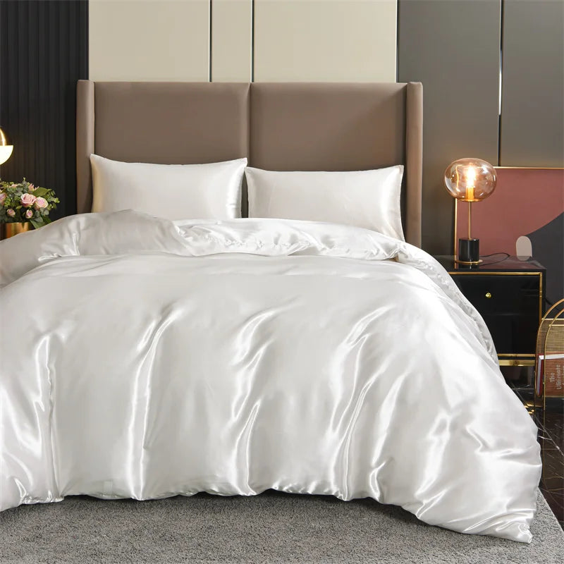 Set of three satin duvet cover bedding sets by 𝕄𝕔 𝕋𝕙𝕖 𝔹𝕝𝕒𝕔𝕜 𝔻𝕚𝕒𝕞𝕠�
