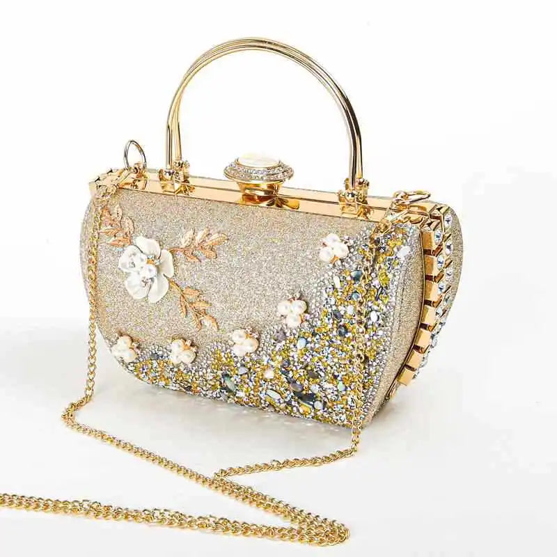 Women's cocktail hand bag with diamond embellishments from 𝕄𝕔 𝕋𝕙𝕖 𝔹𝕝𝕒𝕔𝕜 𝔻𝕚𝕒𝕞𝕠�