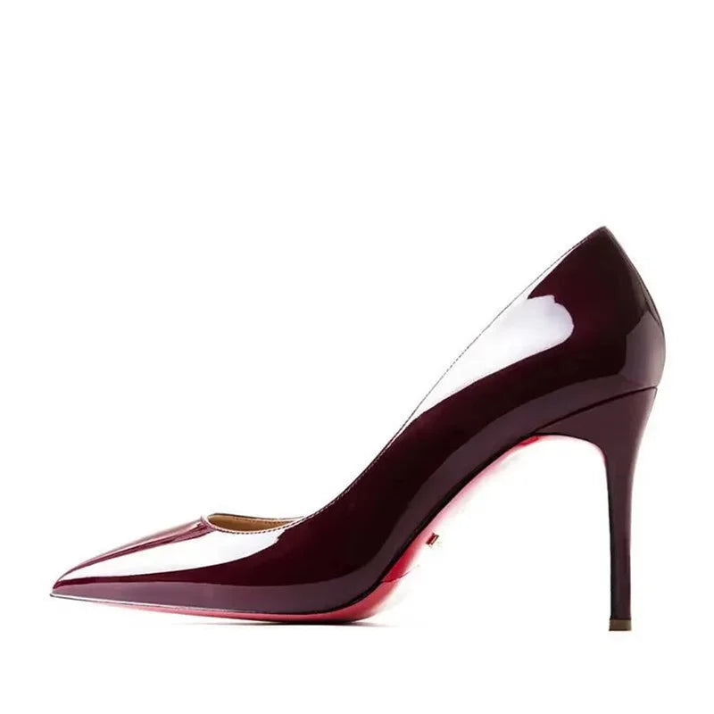 Plus size red women's pumps by 𝕄𝕮 𝕋𝕙𝕖 𝔹𝕝𝕒𝕔𝕜 𝔻𝕚𝕒𝕞𝕠𝕟�