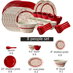 8 people set(35pcs)
