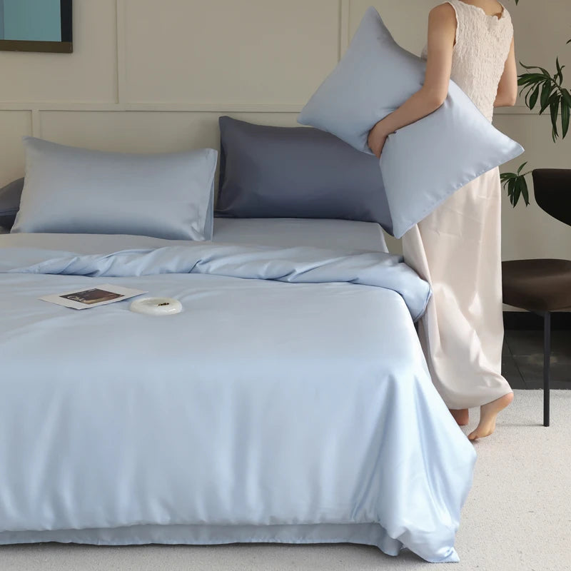 MC Collection 100% Mulberry Silk Bedding Set by 𝕄𝕔 𝕋𝕙𝕖 𝔹𝕝𝕒𝕔𝕜 𝔻𝕚𝕒𝕞𝕠