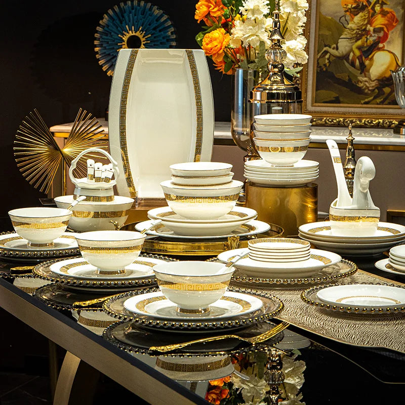 Fine Bone China dinnerware set by 𝕄𝕔 𝕋𝕙𝕖 𝔹𝕝𝕒𝕔𝕜 𝔻𝕚𝕒𝕞𝕠𝕟�