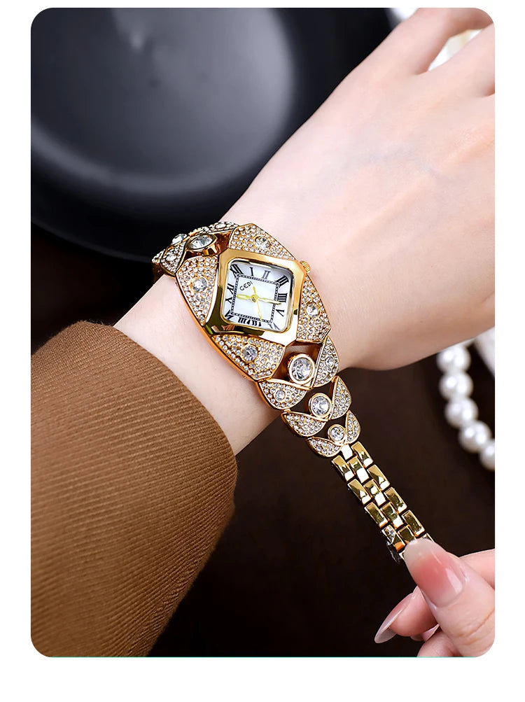 Women’s luxury bracelet watch by 𝕄𝕔 𝕋𝕙𝕖 𝔹𝕝𝕒𝕔𝕜 𝔻𝕚𝕒𝕞𝕠𝕟�